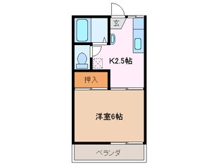 江戸橋駅 徒歩10分 1階の物件間取画像